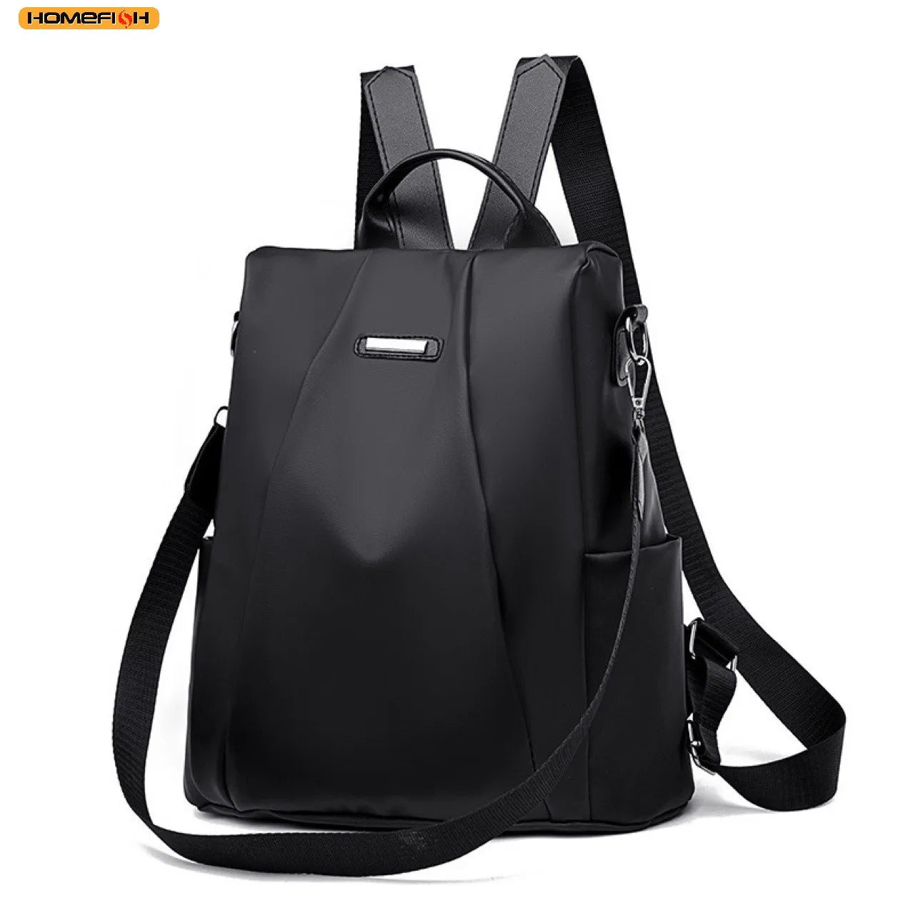 New Women'S Multifunction Backpack Casual Solid Color School Bag for Girls Fashion Detachable Strap Travel Shoulder Bag