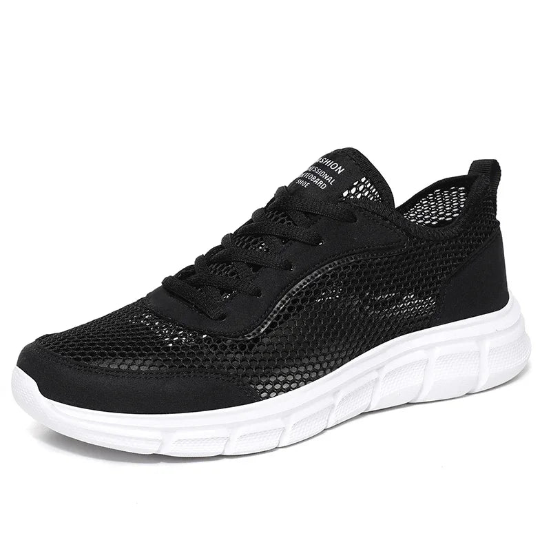 Summer Mesh Shoes Men Sneakers Breathable Light Men'S Casual Shoes Lace-Up Walking Footwear Tenis Masculino Zapatillas Hombre