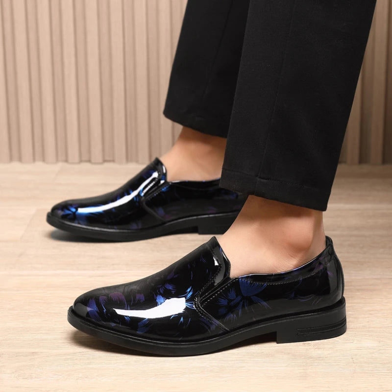 Fashion Men'S Shoes 2026 New Leather Dress Shoes Luxury Business Oxford Shoes for Men Office Wedding Footwear New Mocassin Homme