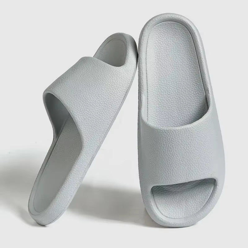 EVA Soft Sole Sandals Flops Man Slippers Solid Color Simple Non-Slip Soft Sole Comfortable Shower Slippers Outdoor Couple Shoes