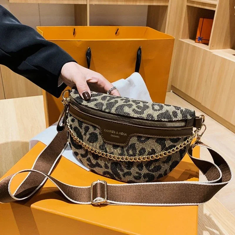 New Style Soft Zipper Pu Women'S Waist Packs 2026 High Quality Large Capacity Bags for Women Fashion Sewing Thread Handbags