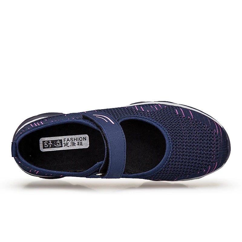 Summer Fashion Women Flat Platform Ladies Shoes Woman Breathable Mesh Casual Sneakers Women Zapatos Mujer Boat Shoes
