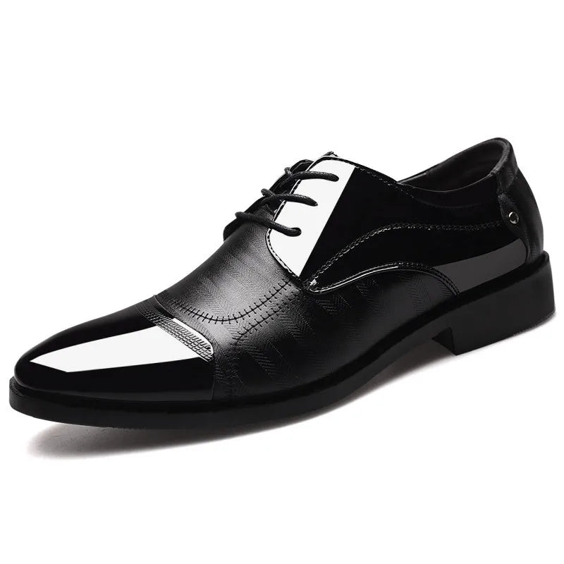 Leather Shoes Men Luxury Business Men Dress Shoes plus Size Office Oxford Shoes High Quality Elegant Men Party Wedding Footwear