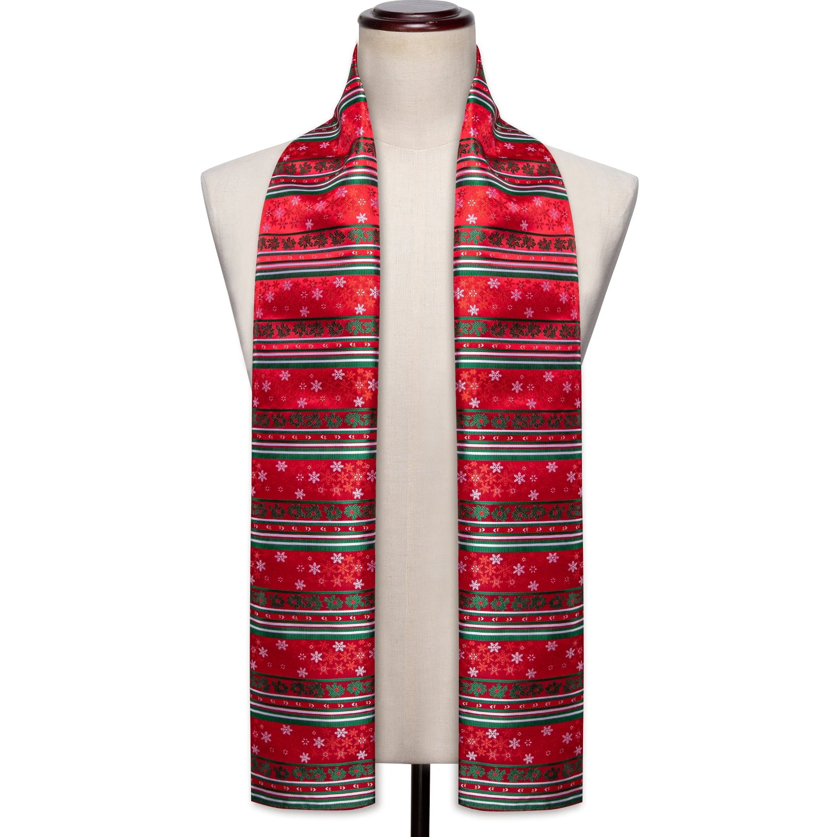 New Fashion Men Scarf Green Jacquard Paisley Silk Scarf Autumn Winter Casual Business Suit Shirt Scarf 160*50Cm