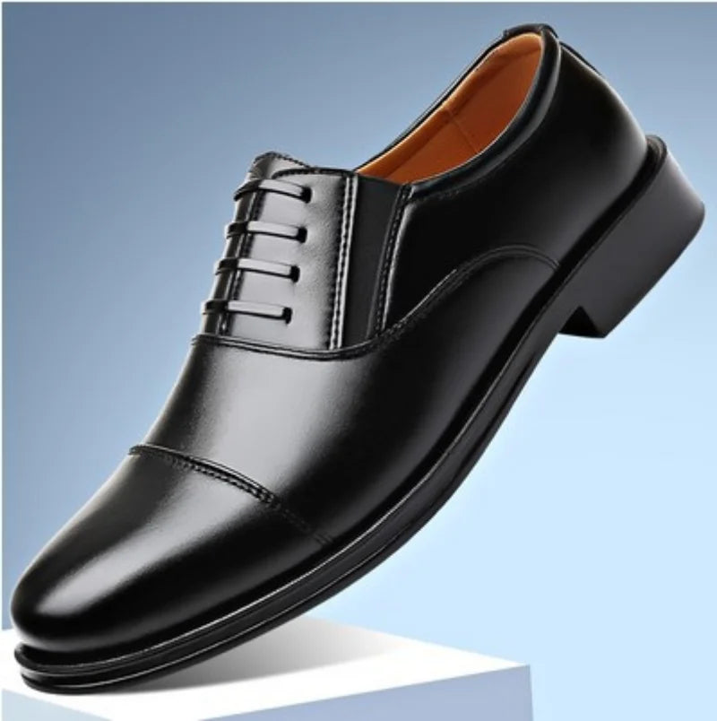 Shoes Men Leather Original Formal Business Mens Dress Shoes Comfortable Wear-Resistant Leather Wedding Shoe Oxford Shoes for Men