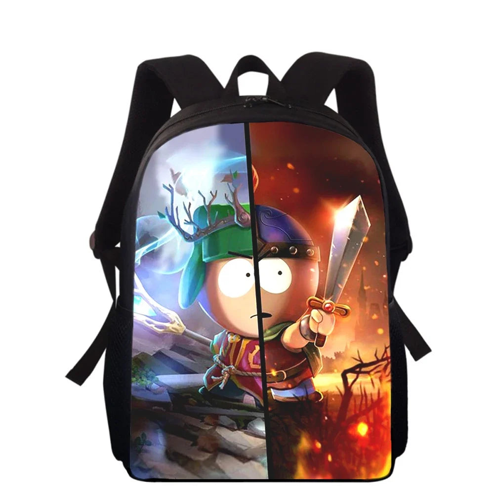 South-Park 3D Print Kids Backpack Primary School Bags for Boys Girls Back Pack Students School Book Bags