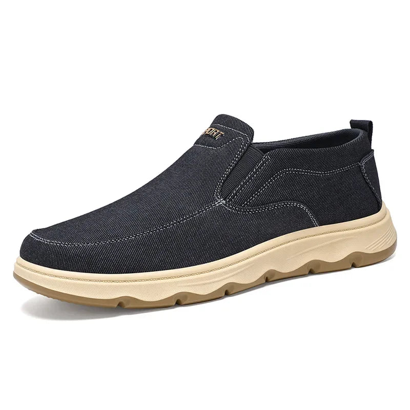 Men Canvas Shoes Fashion Breathable Casual Shoes for Men Light Non-Slip Loafers Outdoor Non-Slip Walking Shoes Men Sneakers New