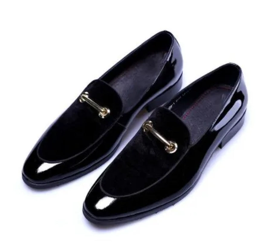 48 Luxury Men Dress Shoes Men'S Formal Leather Shoes Patent Leather Fashion Groom Wedding Shoes Men'S Luxury Italian Oxford Shoe