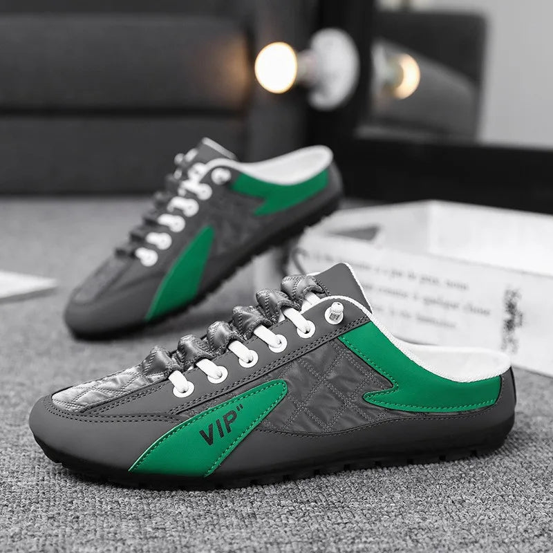 2025 Summer Slippers for Men Trendy Men'S Flat Bottom Casual Shoes Soft Sole Support Shoes Men'S Sneakers Zapatos De Hombre
