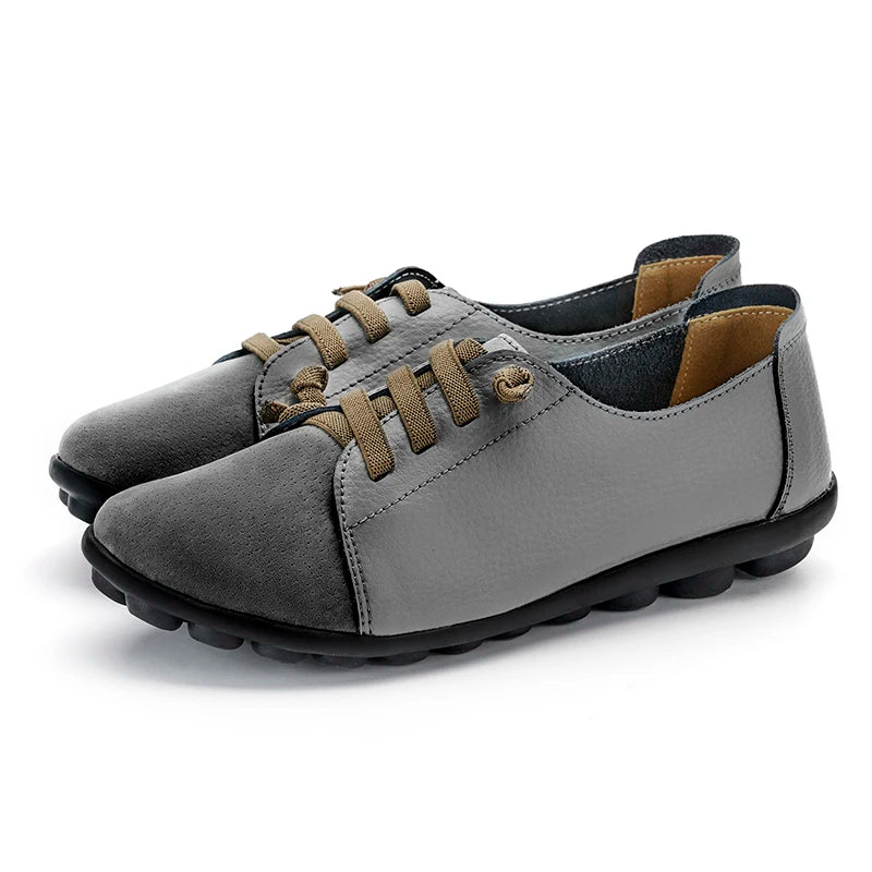 Women Flat Shoes Woman Fashion Women Slip on Shoes Leather Soft Walking Shoes Lightweight Woman Loafers Home Shoes Zapatos Mujer