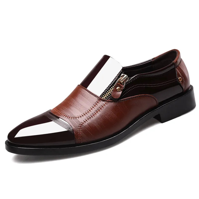 Leather Shoes Men Luxury Business Men Dress Shoes plus Size Office Oxford Shoes High Quality Elegant Men Party Wedding Footwear