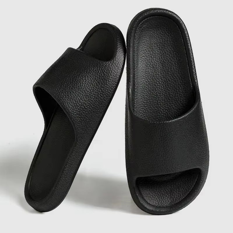 EVA Soft Sole Sandals Flops Man Slippers Solid Color Simple Non-Slip Soft Sole Comfortable Shower Slippers Outdoor Couple Shoes