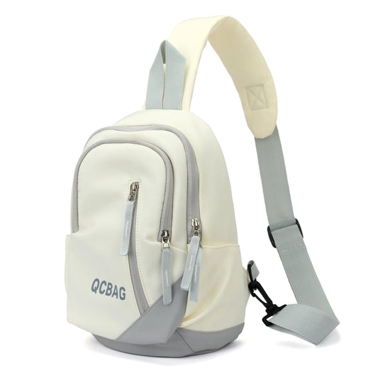 Women'S Crossbody Bag Chest Bag Men'S Trendy Large Capacity Travel Chest Bag Sports Leisure Backpack