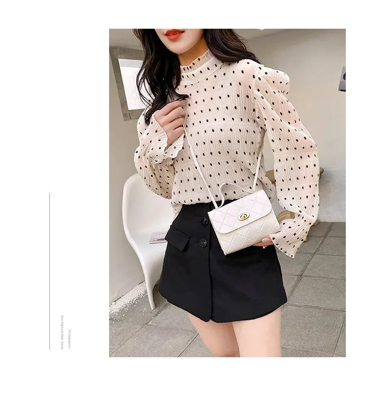 Rhombus Striped Square Bag Women Handbags2025 Korean Version Handbag Foreign Trade Wholesale Fashion Bag