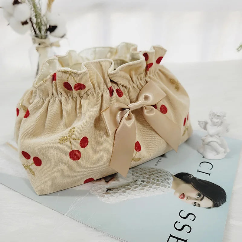 Fashion Women Zipper Makeup Bag Large Capacity Toiletry Travel Organizer Pouch Ladies Printed Make up Bags Gift