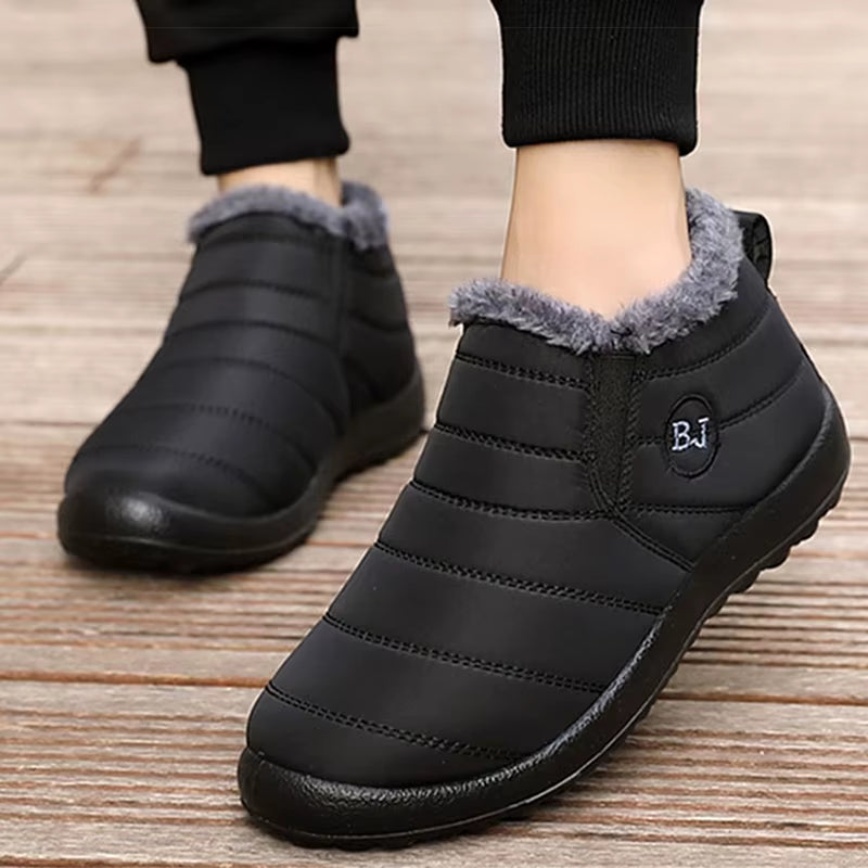 Men Sneakers Keep Warm Winter Sneakers for Couple Winter Shoes Men Casual Sneaker Chaussure Hommes Lightweight Fur Shoes Loafers
