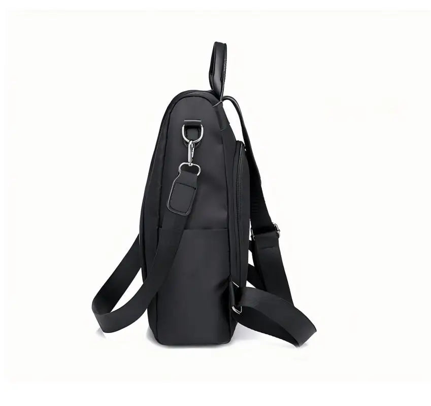 New Women'S Multifunction Backpack Casual Solid Color School Bag for Girls Fashion Detachable Strap Travel Shoulder Bag