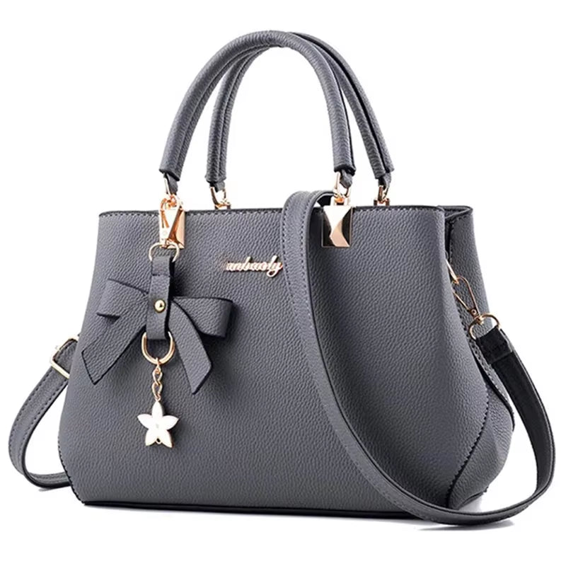 New Elegant Shoulder Bag for Women Luxury Designer Handbags Female Bags Plum Bowknot Sweet Messenger Crossbody Bag
