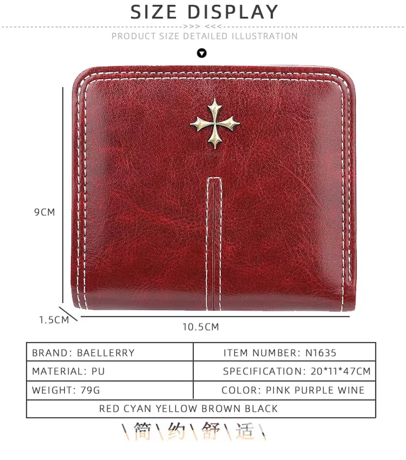 New Mini Women Wallets Slim Women Fashion Small Wallets Zipper PU Leather Quality Female Purse Card Holder Wallet