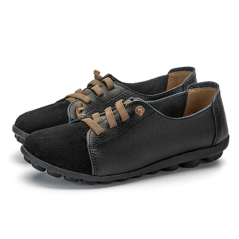 Women Flat Shoes Woman Fashion Women Slip on Shoes Leather Soft Walking Shoes Lightweight Woman Loafers Home Shoes Zapatos Mujer