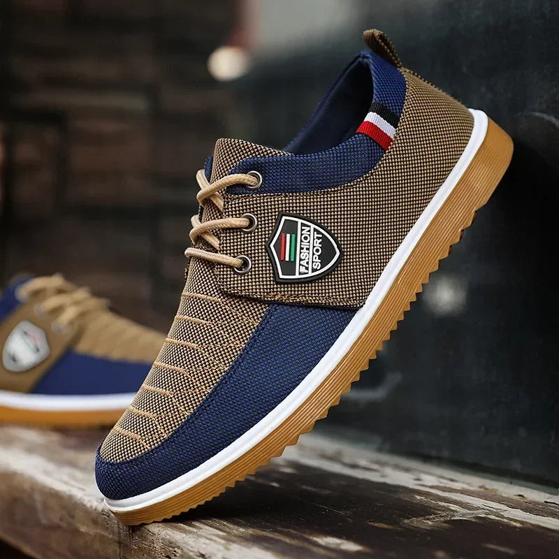 Men'S Casual Canvas Shoes Fashion Soft Sole Driving Shoes 2024 Designer Men Shoes plus Size Comfortable Sneaker Zapatos Hombres