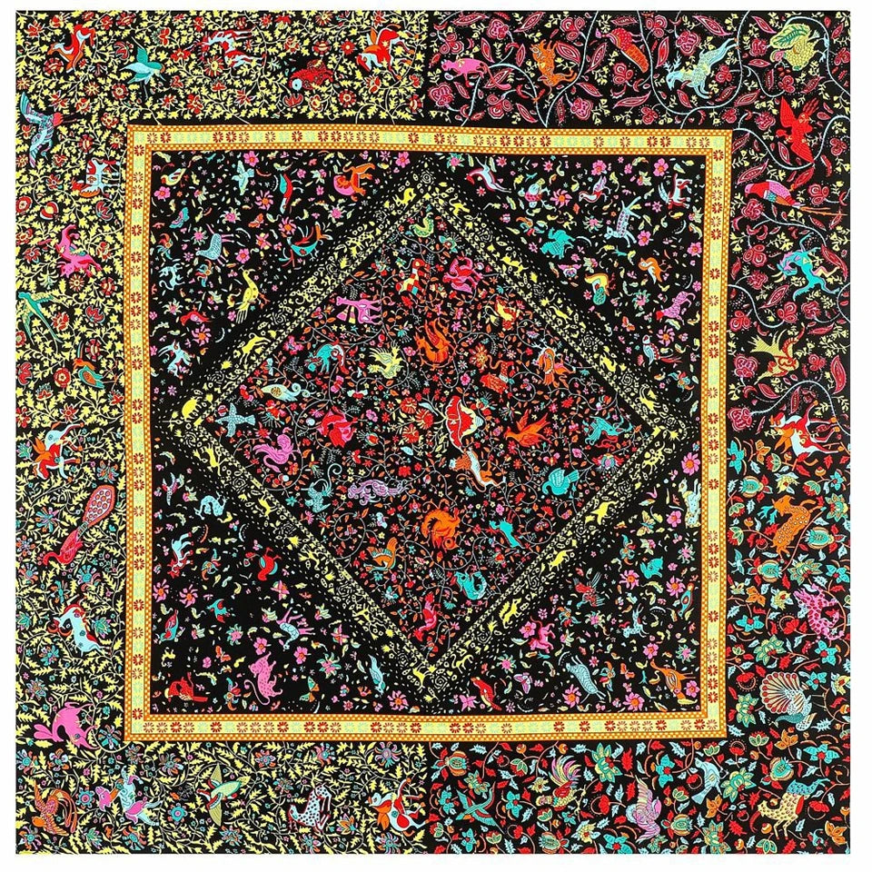 130Cm Paisley Design Brand Big Square Scarf Twill 100% Silk Scarf Women Luxury Fashion Shawl Echarpe Kerchief Scarves for Ladies