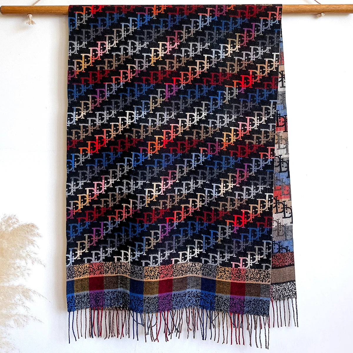 Winter New Brand National Style Paisley Design Thick Pashmina Warm Shawl Long Tassel Print Scarf Women Keep Warm Poncho Stoles