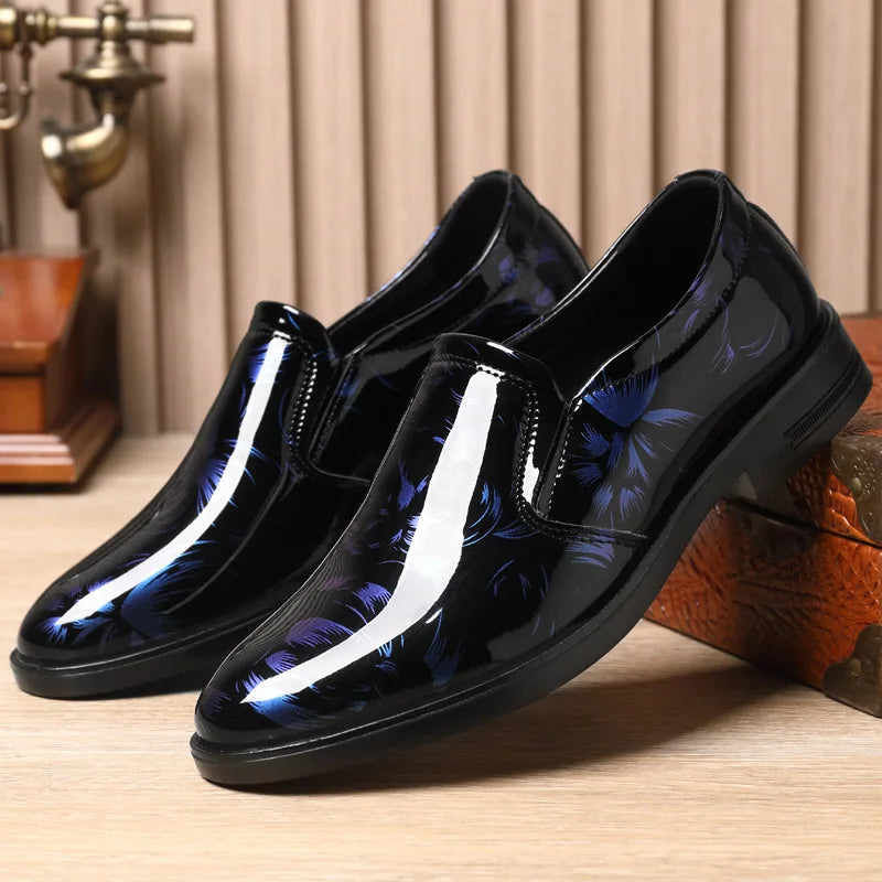 Fashion Men'S Shoes 2026 New Leather Dress Shoes Luxury Business Oxford Shoes for Men Office Wedding Footwear New Mocassin Homme