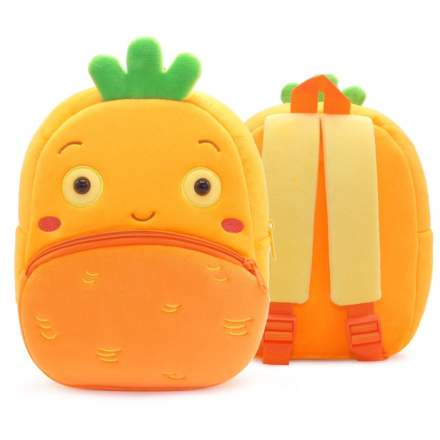 Cute Cartoon Fruit Backpack Childrens Plush Backpack Boys and Girls' Casual Mini Backpack