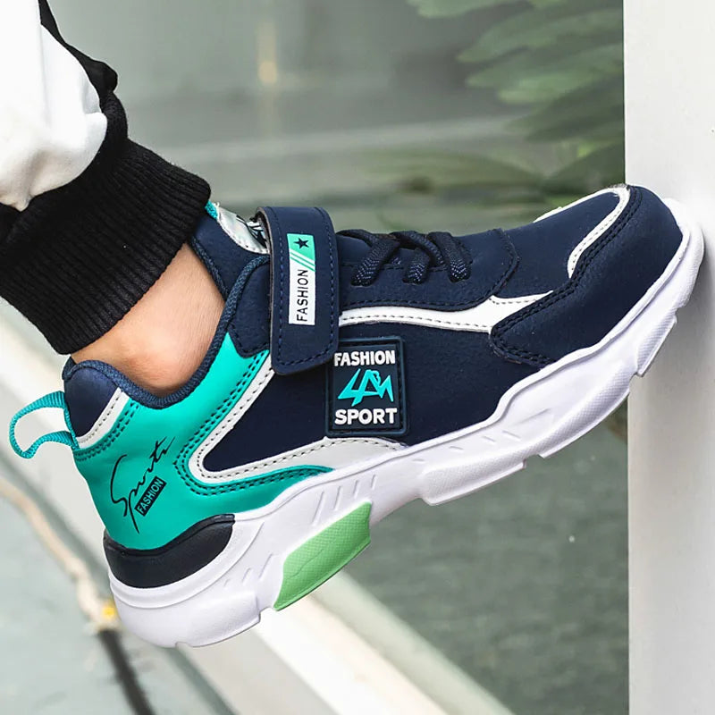 Four Seasons Children'S Fashion Sports Shoes Boys' Running Leisure Breathable Outdoor Kids Shoes Lightweight Sneakers Shoes