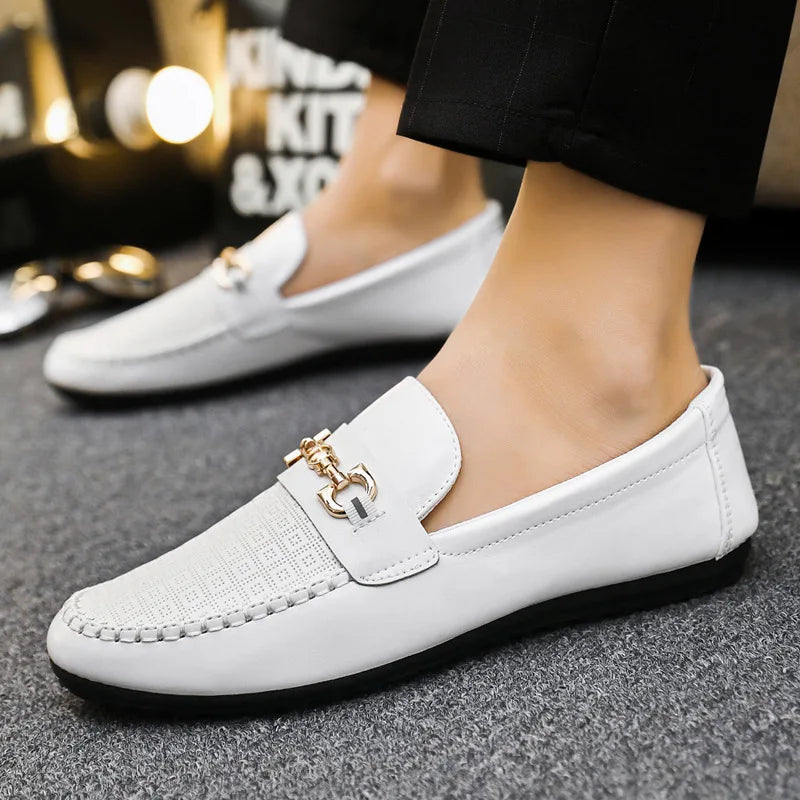 Men'S Loafers 2026 New Spring Autumn Fashion Shoes Men Classic Brand High Quality Leather Comfy Drive Shoes Boat Casual Shoes
