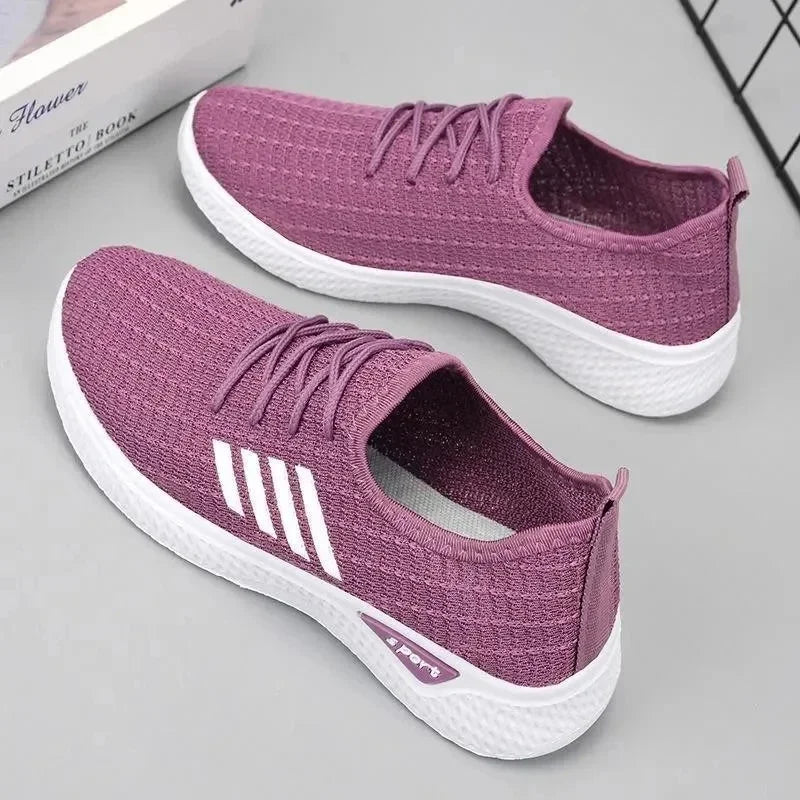 Women'S Running Shoes Adult Sneakers Net Shoes Comfortable Soft Sneakers for Women Breathable Casual Shoes