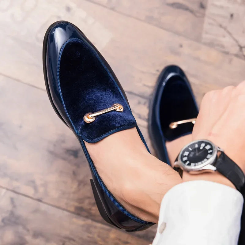 48 Luxury Men Dress Shoes Men'S Formal Leather Shoes Patent Leather Fashion Groom Wedding Shoes Men'S Luxury Italian Oxford Shoe