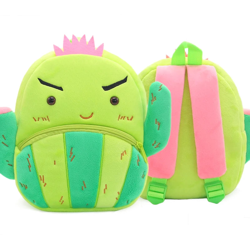 Cute Cartoon Fruit Backpack Childrens Plush Backpack Boys and Girls' Casual Mini Backpack