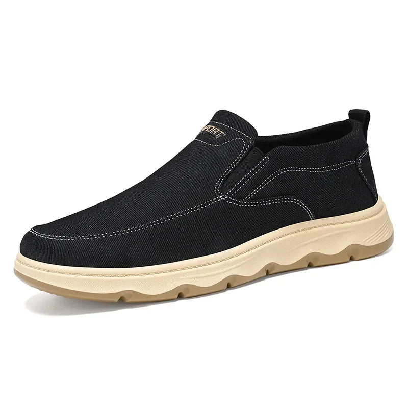 Men Canvas Shoes Fashion Breathable Casual Shoes for Men Light Non-Slip Loafers Outdoor Non-Slip Walking Shoes Men Sneakers New
