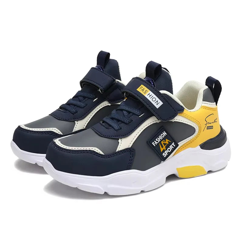 Four Seasons Children'S Fashion Sports Shoes Boys' Running Leisure Breathable Outdoor Kids Shoes Lightweight Sneakers Shoes