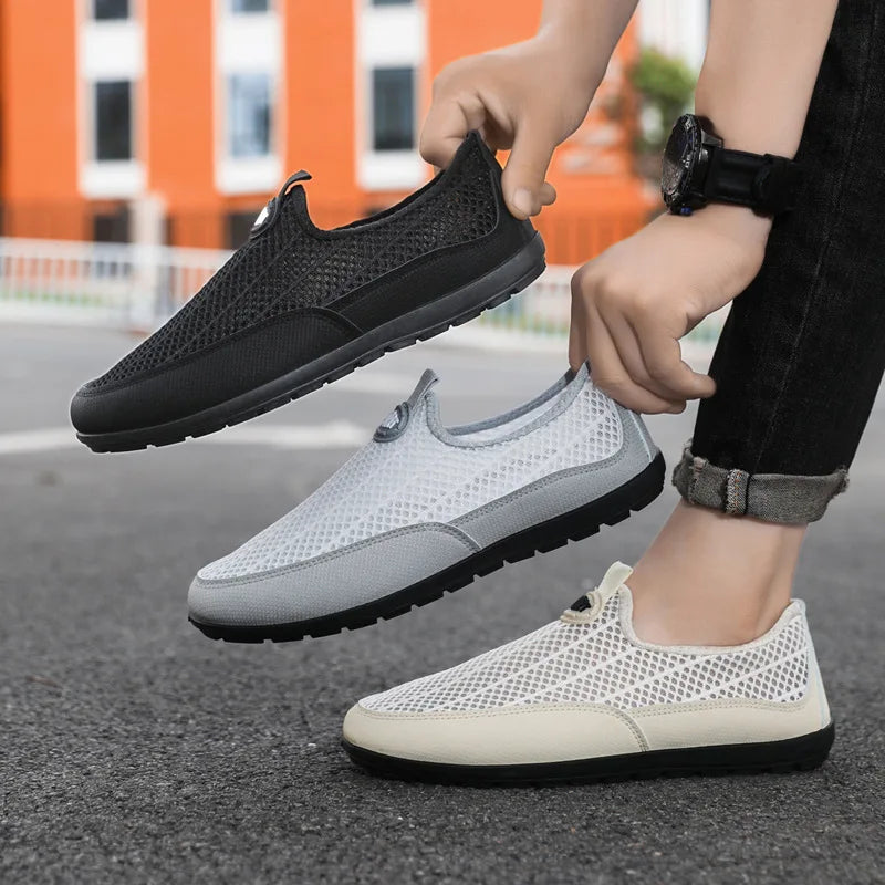 2026 New Men Sneakers Mesh Breathable Casual Shoes Men Soft Sole Loafers Comfortable Lightweight Walking Shoes ÐšÑ€Ð¾ÑÑÐ¾Ð²ÐºÐ¸ ÐœÑƒÐ¶ÑÐºÐ¸Ðµ
