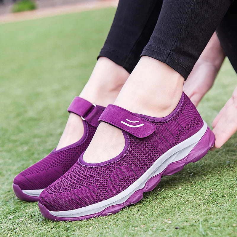 Summer Fashion Women Flat Platform Ladies Shoes Woman Breathable Mesh Casual Sneakers Women Zapatos Mujer Boat Shoes