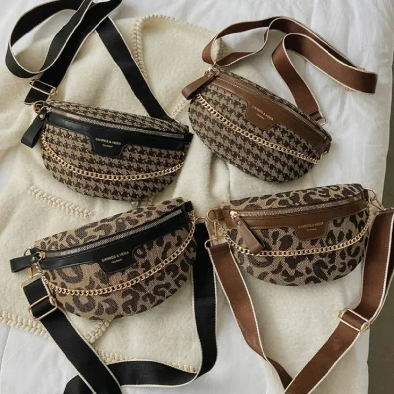 New Style Soft Zipper Pu Women'S Waist Packs 2026 High Quality Large Capacity Bags for Women Fashion Sewing Thread Handbags