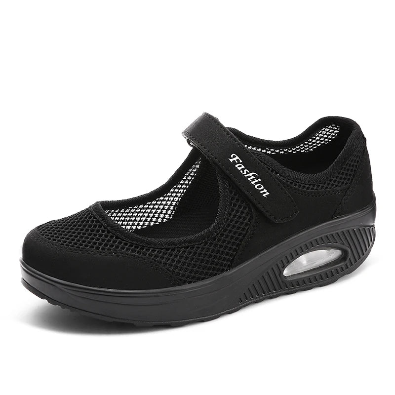 Women Flat Platform Shoes Summer Fashion Woman Breathable Mesh Casual Shoes Moccasin Zapatos Mujer Ladies Boat Shoes