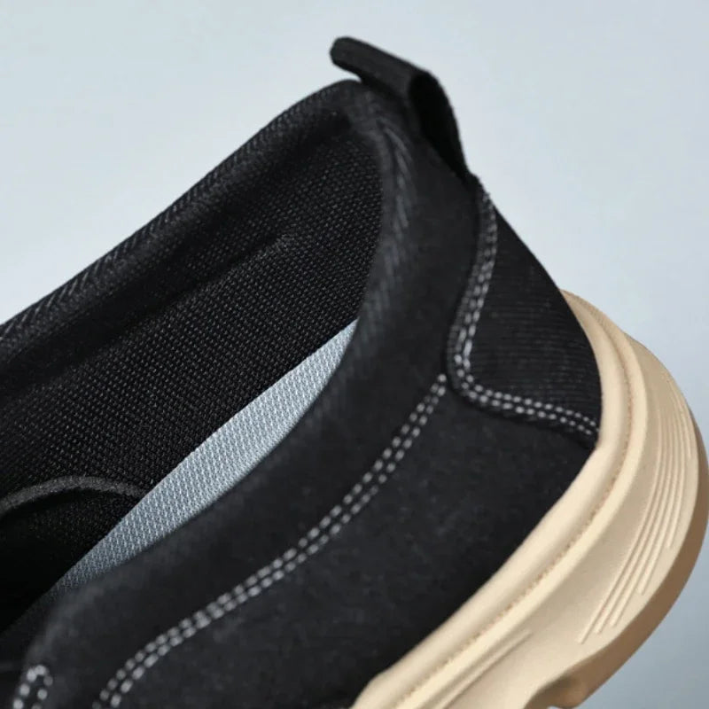 Men Canvas Shoes Fashion Breathable Casual Shoes for Men Light Non-Slip Loafers Outdoor Non-Slip Walking Shoes Men Sneakers New