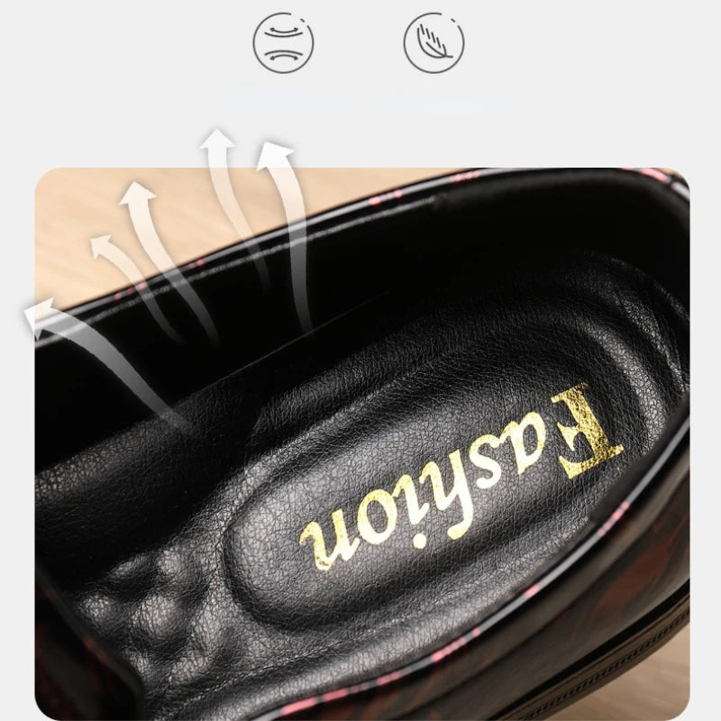 Fashion Men'S Shoes 2026 New Leather Dress Shoes Luxury Business Oxford Shoes for Men Office Wedding Footwear New Mocassin Homme