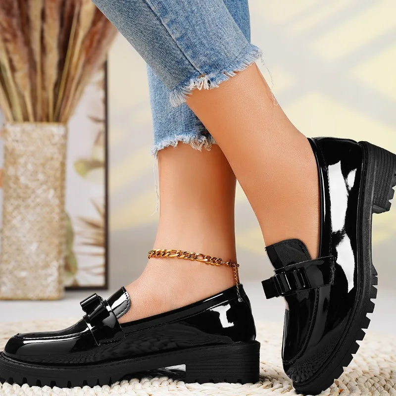 2024 New Summer Ladies Fashion round Toe Retro Solid Color Mary Jane Shoes Daily Casual Shopping Ladies High Heels Zapatos Mujer