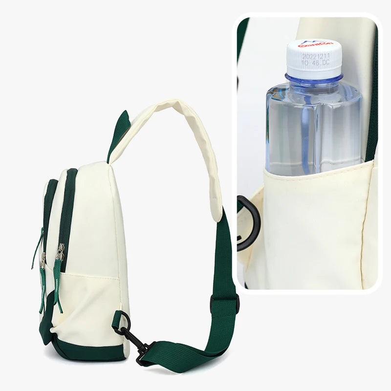 Women'S Crossbody Bag Chest Bag Men'S Trendy Large Capacity Travel Chest Bag Sports Leisure Backpack