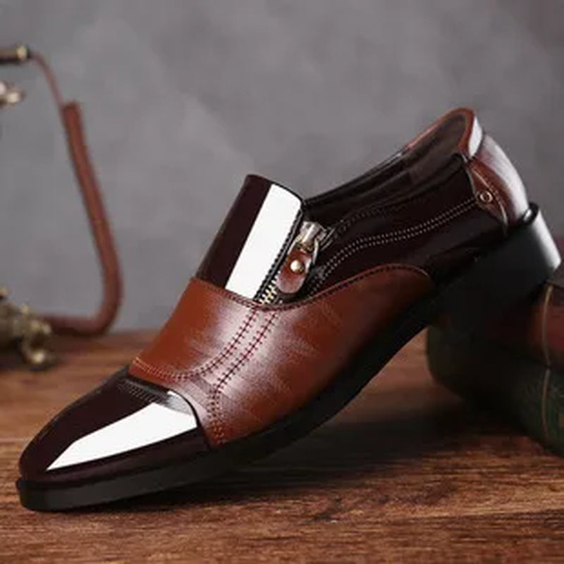 Leather Shoes Men Luxury Business Men Dress Shoes plus Size Office Oxford Shoes High Quality Elegant Men Party Wedding Footwear