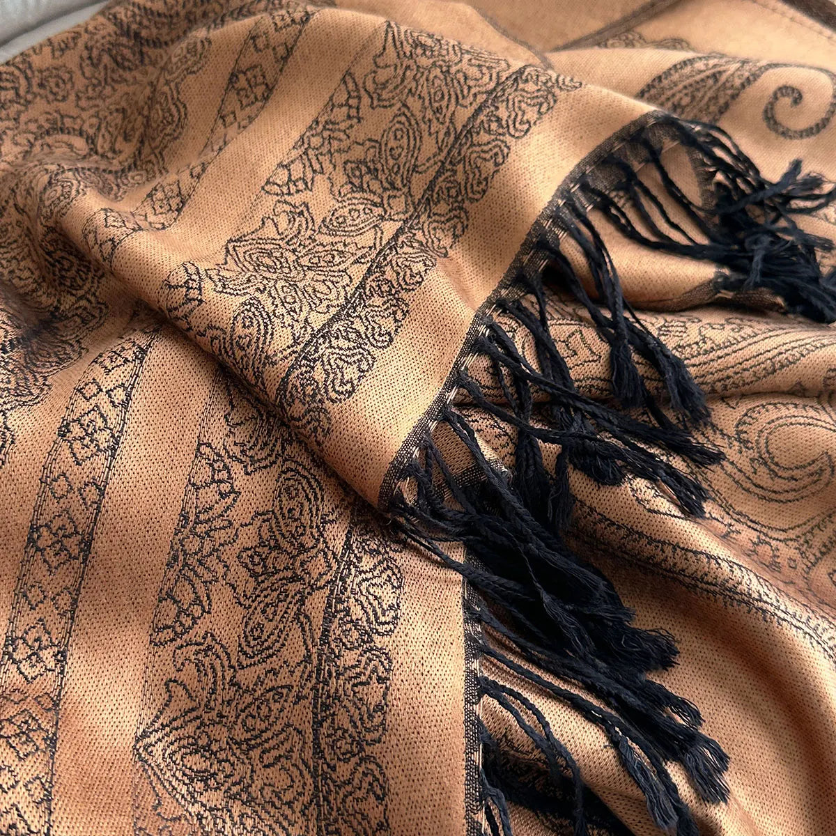 New Luxury Brand Bohemia Pashmina Paisley Hijab Scarf Long Muslim Shawl Female Foulard Soft Turban Wraps for Women Headband