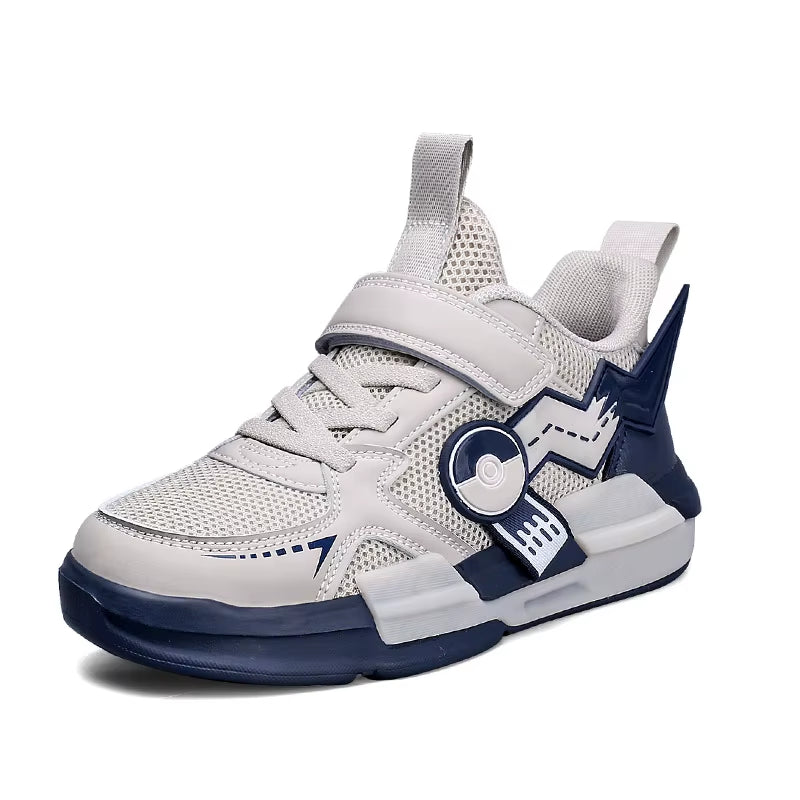 Pokemon Pikachu Children Sports Shoes Spring and Autumn Fashion Anime Boy Sneakers Student Breathable Non-Slip Running Shoe