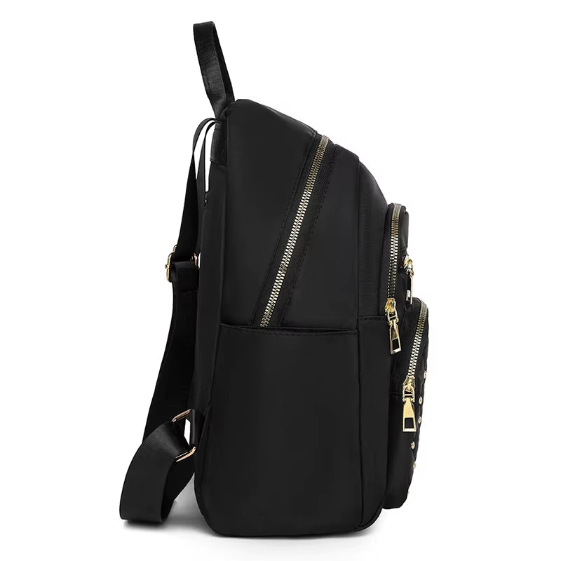 Travel Backpack, Double-Shoulder Bag, Fashionable Travel Schoolbag, Women'S Large-Capacity Multi-Purpose Bag