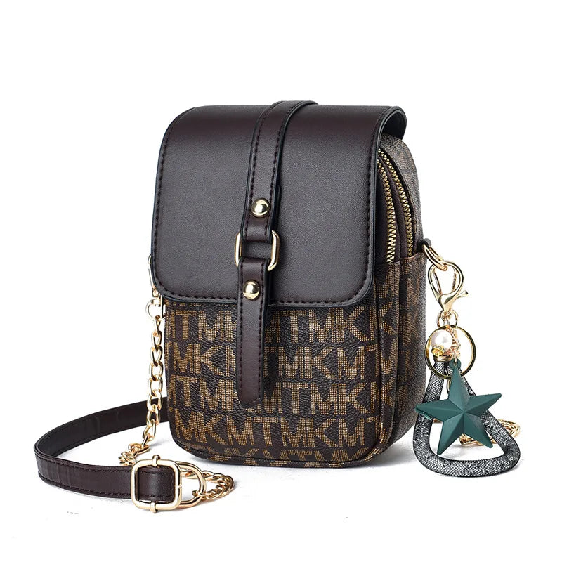 Summer Popular Women'S Bags 2026 Fashion Small Square Bag Wild Shoulder Bag Letter Printing Messenger Bag Mini Mobile Phone Bag