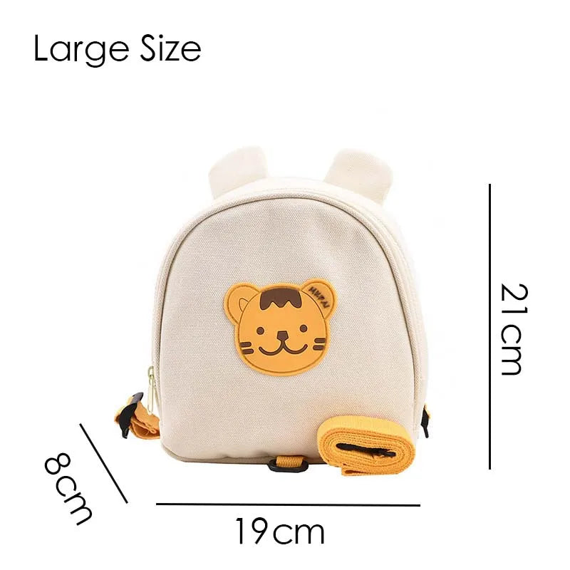 Canvas Baby Backpacks Kindergarten School Bag Bear Bunny Korean Anti-Lost Kids Bags for Girls Boys Children Backpacks for Travel